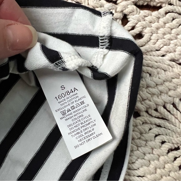 kate spade | Rouched Sleeve Striped Tee - Picture 6 of 7